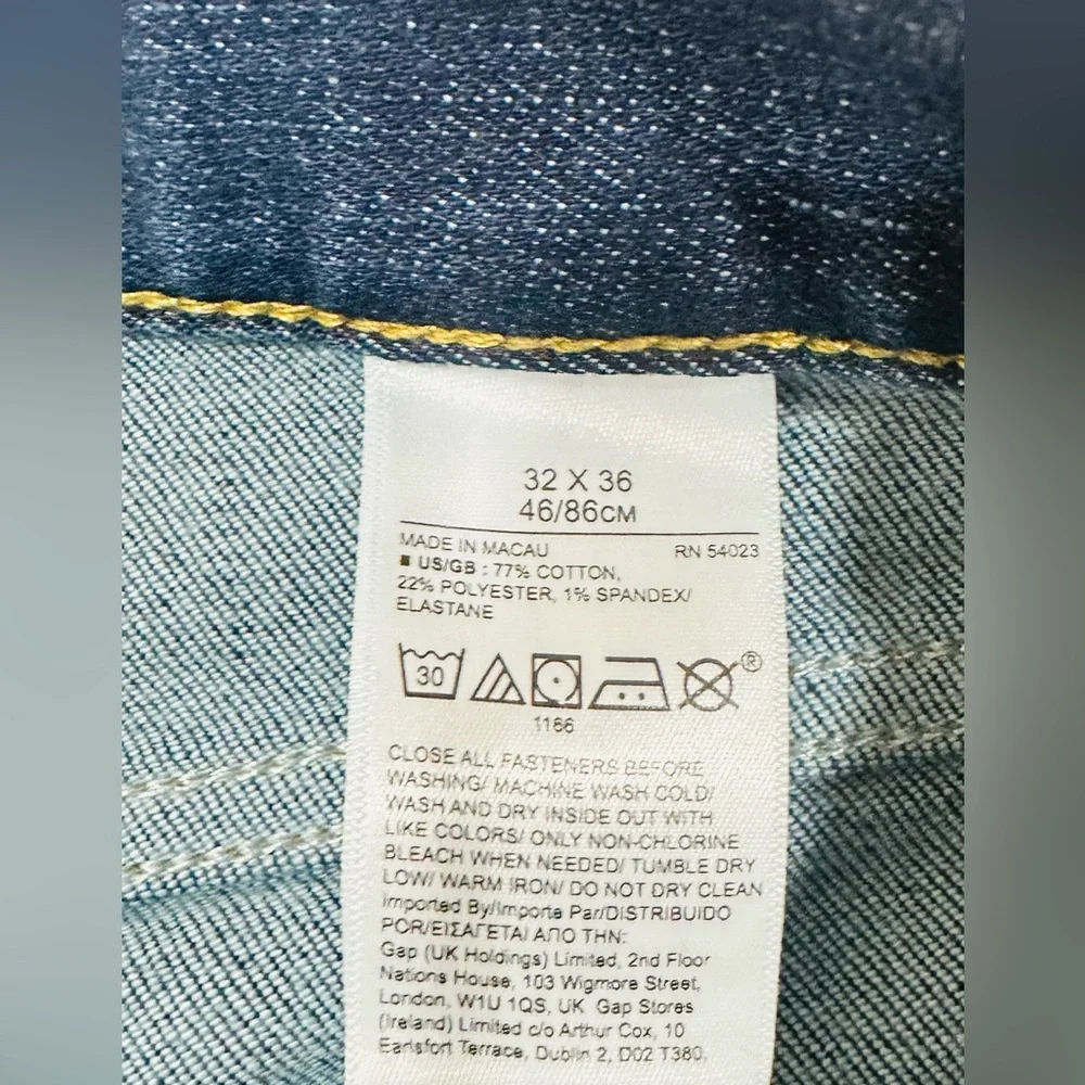 NWT‎ Banana Republic Mens Skinny Fit Blue Jeans Size 32W 36 L